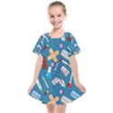 Medicine Pattern Kids  Smock Dress View1