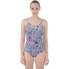 Medicine Cut Out Top Tankini Set by SychEva