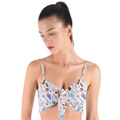 Medical Woven Tie Front Bralet