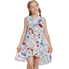 Medical Kids  Frill Swing Dress by SychEva