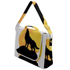 Wolf Wild Animal Night Moon Box Up Messenger Bag by Semog4