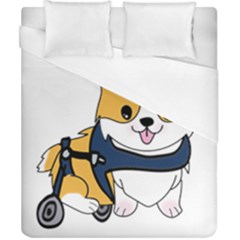 Puppy Cartoon Corgi Duvet Cover (california King Size) by Semog4