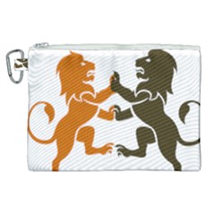 Lions Animals Wild Cats Canvas Cosmetic Bag (xl) by Semog4