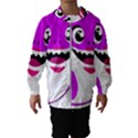 Purple Shark Fish Kids  Hooded Windbreaker View1