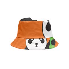 Panda Animal Orange Sun Nature Bucket Hat (kids)