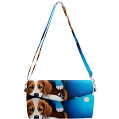 Cute Dog Dogs Animal Pet Removable Strap Clutch Bag by Semog4