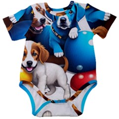Cute Dog Dogs Animal Pet Baby Short Sleeve Bodysuit by Semog4