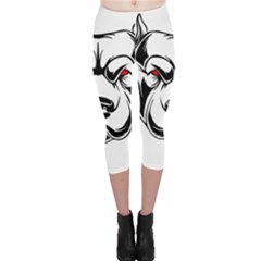 Dog Animal Mammal Bulldog Pet Capri Leggings  by Semog4