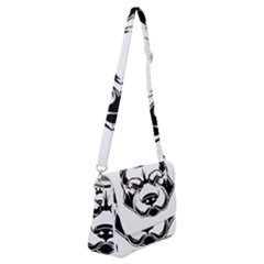 Dog Animal Mammal Bulldog Pet Shoulder Bag With Back Zipper by Semog4