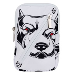 Dog Animal Mammal Bulldog Pet Belt Pouch Bag (Small)
