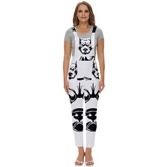 Dog Animal Mammal Bulldog Pet Women s Pinafore Overalls Jumpsuit