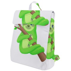 Sloth Branch Cartoon Fantasy Flap Top Backpack by Semog4