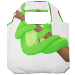 Sloth Branch Cartoon Fantasy Foldable Grocery Recycle Bag