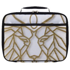 Lion Face Wildlife Crown Full Print Lunch Bag by Semog4