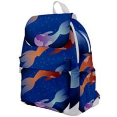 Koi Fish Carp Water Nature Animal Top Flap Backpack by Semog4