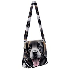 Dog Animal Puppy Pooch Pet Zipper Messenger Bag by Semog4