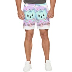 Cat Valentine-s Day Valentine Men s Runner Shorts by Semog4