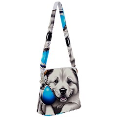 Dog Animal Pet Puppy Pooch Zipper Messenger Bag by Semog4