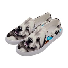 Dog Animal Pet Puppy Pooch Women s Canvas Slip Ons by Semog4