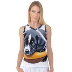 Dog Animal Cute Pet Puppy Pooch Women s Basketball Tank Top by Semog4