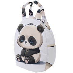 Cute Panda Bear Animal Cartoon Travel Backpacks by Semog4