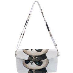 Cute Panda Bear Animal Cartoon Removable Strap Clutch Bag by Semog4