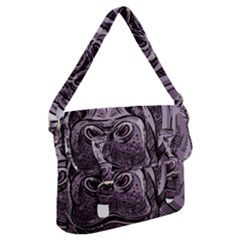 Hippopotamus Animal Wildlife Hippo Buckle Messenger Bag by Semog4