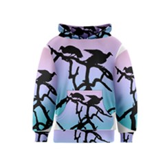 Birds Bird Vultures Tree Branches Kids  Pullover Hoodie