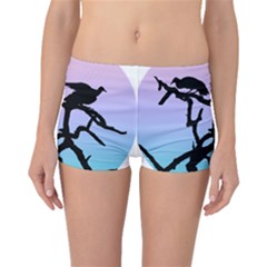 Birds Bird Vultures Tree Branches Boyleg Bikini Bottoms