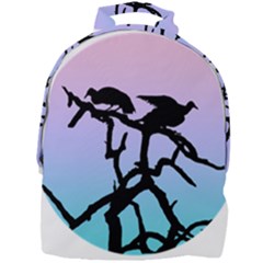 Birds Bird Vultures Tree Branches Mini Full Print Backpack