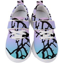 Birds Bird Vultures Tree Branches Kids  Velcro Strap Shoes