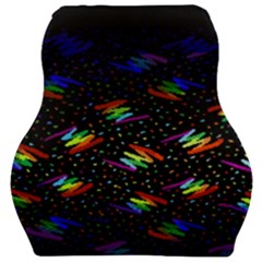 Rainbows Pixel Pattern Car Seat Velour Cushion 