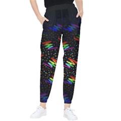 Rainbows Pixel Pattern Women s Tapered Pants