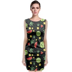 Watermelon Berries Patterns Pattern Classic Sleeveless Midi Dress by Semog4