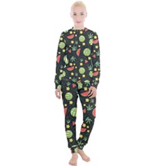 Watermelon Berries Patterns Pattern Women s Lounge Set by Semog4