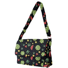 Watermelon Berries Patterns Pattern Full Print Messenger Bag (l) by Semog4