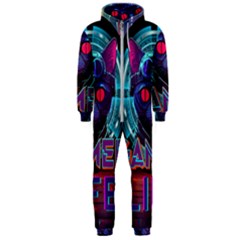 Gamer Life Hooded Jumpsuit (men) by minxprints