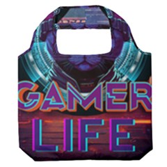 Gamer Life Premium Foldable Grocery Recycle Bag by minxprints