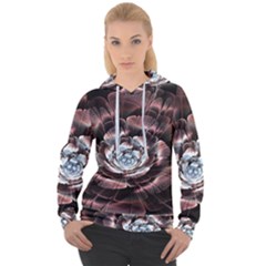 Flower Fractal Art Cool Petal Abstract Women s Overhead Hoodie by Semog4