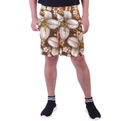 Flowers Pattern Floral Patterns Decorative Art Men s Pocket Shorts by Semog4