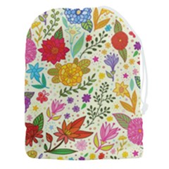 Colorful Flowers Pattern Abstract Patterns Floral Patterns Drawstring Pouch (3xl) by Semog4