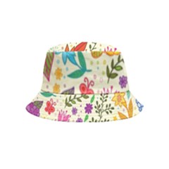 Colorful Flowers Pattern Abstract Patterns Floral Patterns Bucket Hat (kids) by Semog4