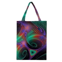 Circle Art 3d Artwork Graphics Vortex Colorful Digital Art Classic Tote Bag by Semog4