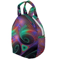Circle Art 3d Artwork Graphics Vortex Colorful Digital Art Travel Backpacks by Semog4