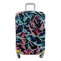 Leaves Leaf Pattern Patterns Colorfur Luggage Cover (small) by Semog4