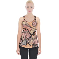 Colorful Paisley Background Artwork Paisley Patterns Piece Up Tank Top by Semog4