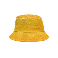 Texture Pattern Macro Glass Of Beer Foam White Yellow Bucket Hat (kids)