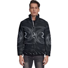 Abstract Mandala Twirl Men s Puffer Bubble Jacket Coat by Semog4