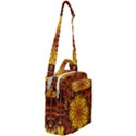 Abstract Gold Mandala Yellow Crossbody Day Bag View2