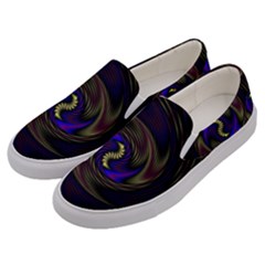 Manadala Twirl Abstract Men s Canvas Slip Ons by Semog4